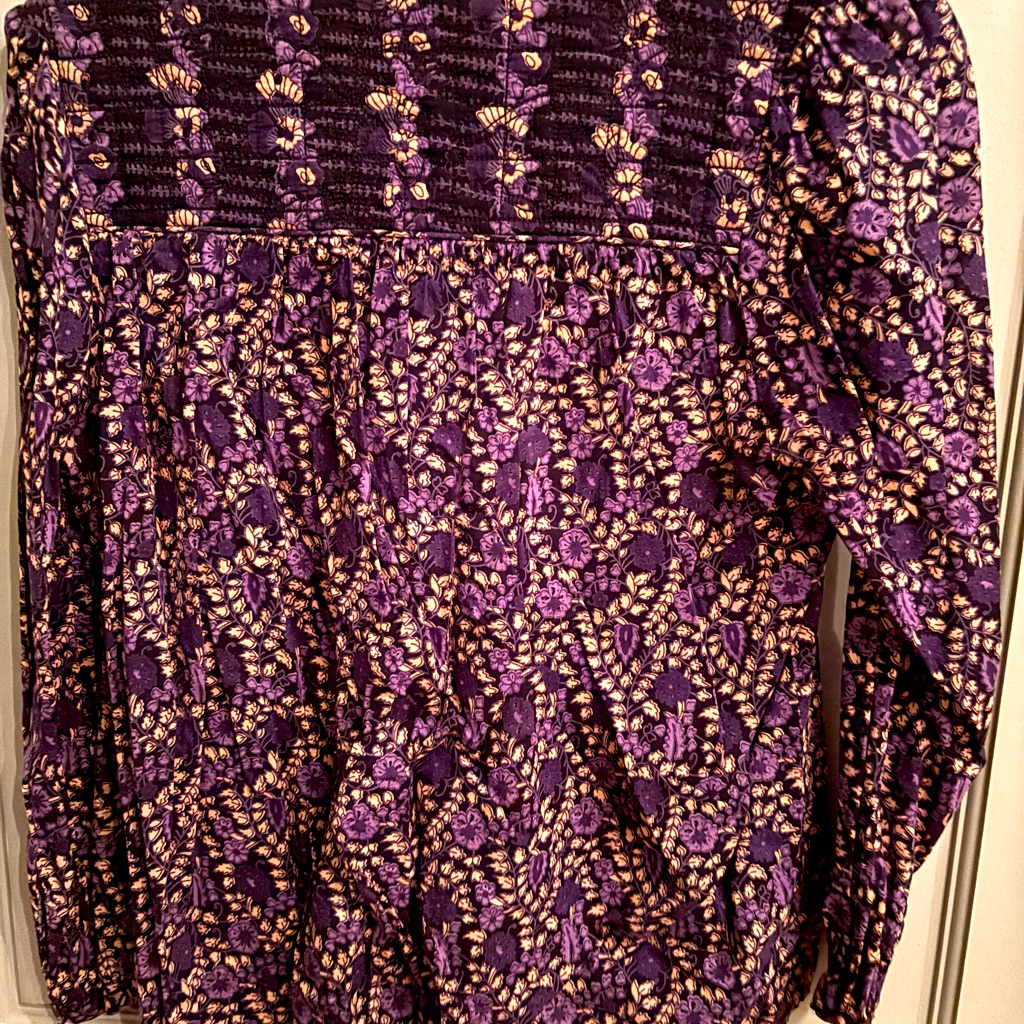 Ulla Johnson Print Top With Bibbed Top